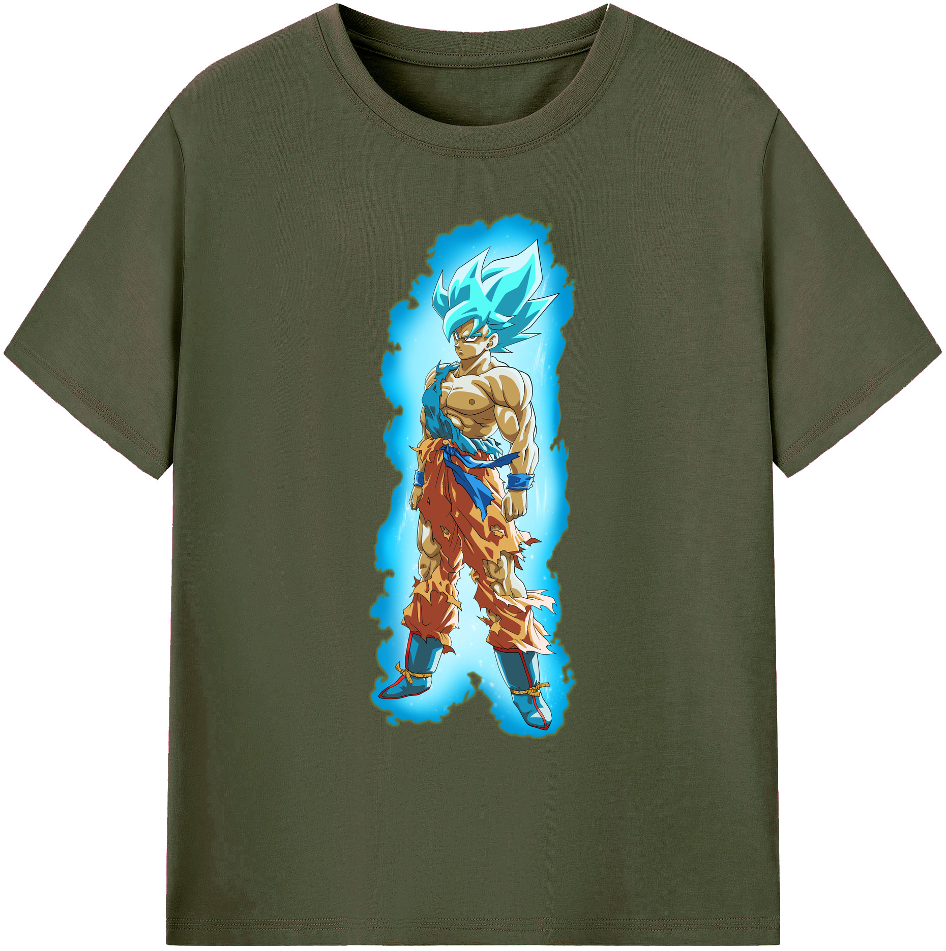 （画像用） ドラゴンボール 孫悟空（そん ごくう）Son Goku カカロット DRAGON BALL Kakarotto 綿100％ メンズ半袖Tシャツ｜肌触りやわらか＆通気性